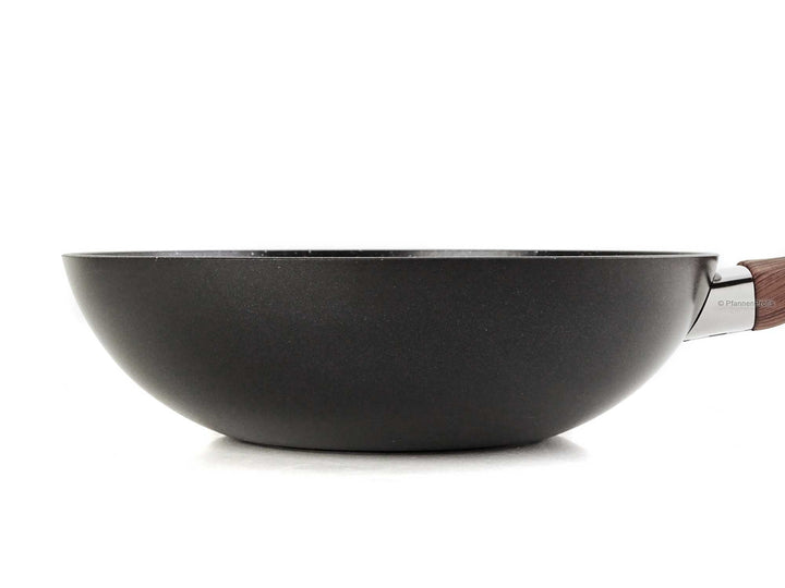 CELAR Wok-Pfanne CLASSY WOOD 28 cm Stielwok keramikbeschichtet