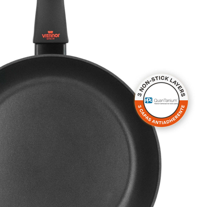 VITRINOR Stahl-Emaille Antihaft Bratpfanne CHEF COLLECTION 24 cm