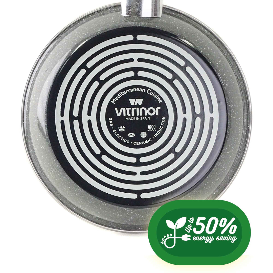 VITRINOR frying pan K2 24 cm steel enamel non-stick pan