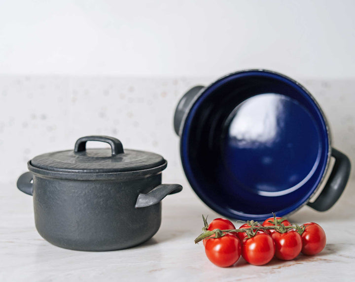 BELIS Stahl-Emaille Kochtopf STABIL EXTRA 16 cm