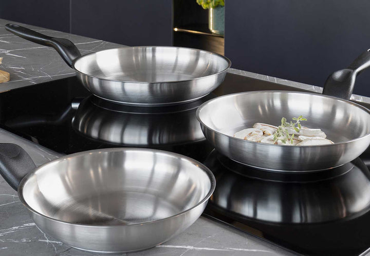 BARAZZONI frying pan LE INOXIDABILI 20 cm stainless steel uncoated