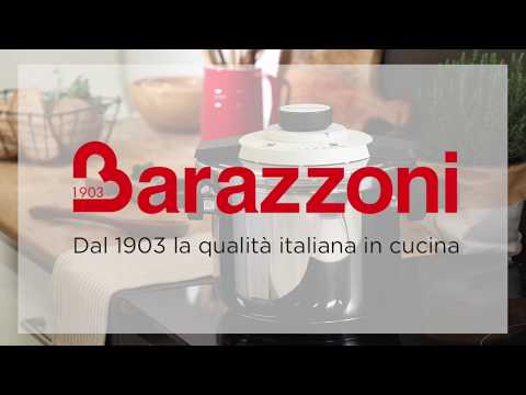 BARAZZONI Schnellkochtopf FACILE DUAL SYSTEM Edelstahl 22 cm 6 L