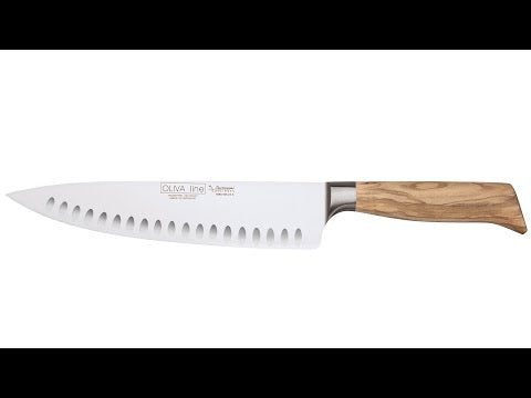 BURGVOGEL Solingen Tourniermesser OLIVA LINE 7 cm geschmiedet Holzgriff